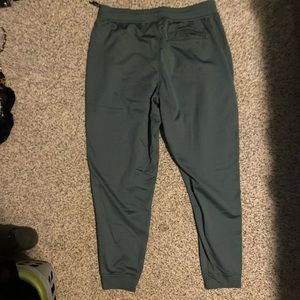 Green Under Armour joggers, size XL